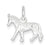 Sterling Silver Zebra Charm hide-image