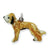 Sterling Silver Enameled Briard Charm hide-image