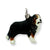 Sterling Silver Enameled Bernese Mountain Dog Charm hide-image