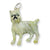 Silver Enamel Brussel Griffon Charm hide-image