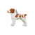 Enamel Brittany Spaniel Charm in Silver