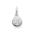 Satin Angel Charm in Sterling Silver