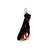 Enamel Rottweiler Charm in Silver