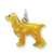 Sterling Silver Enameled Small Cocker Spaniel Charm hide-image
