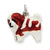 Sterling Silver Enameled Coton De Tulear Charm hide-image