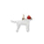 Enameled Jack Russell Charm in Sterling Silver