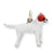 Sterling Silver Enameled Jack Russell Charm hide-image