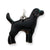 Sterling Silver Enameled Black Labrador Charm hide-image
