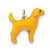 Sterling Silver Enameled Yellow Labrador Charm hide-image