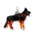 Sterling Silver Enameled Medium German Shepherd Charm hide-image