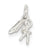 Sterling Silver Ballerina & Shoe Charm hide-image