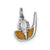 Enamel Golf Club & Ball Charm in Sterling Silver