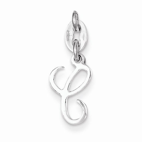 Sterling Silver Initial C pendant, Beautiful Pendants for Necklace