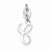 Sterling Silver Initial C pendant, Beautiful Pendants for Necklace