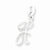 Sterling Silver Initial H pendant, Pretty Pendants for Necklace