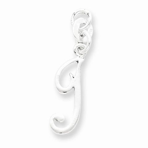 Sterling Silver Initial I pendant, Gorgeous Pendants for Necklace