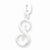 Sterling Silver Initial S pendant, Beautiful Pendants for Necklace