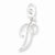 Sterling Silver Initial V pendant, Exquisite Pendants for Necklace