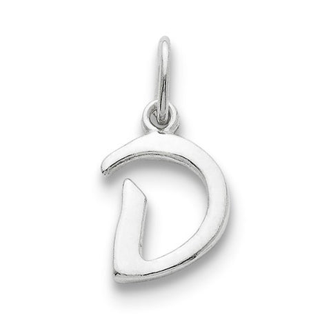 Sterling Silver Initial D pendant, Lovely Pendants for Necklace