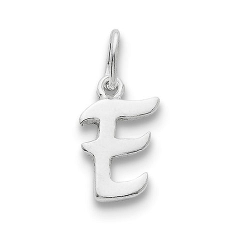 Sterling Silver Initial E pendant, Stylish Pendants for Necklace