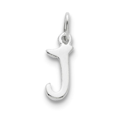 Sterling Silver Initial J pendant, Adorable Pendants for Necklace