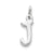 Sterling Silver Initial J pendant, Adorable Pendants for Necklace