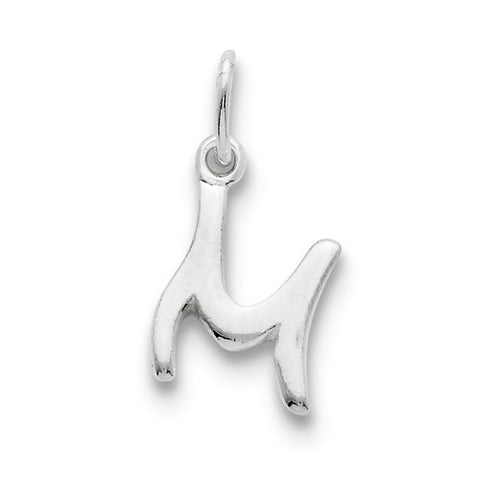 Sterling Silver Initial M pendant, Delightful Pendants for Necklace