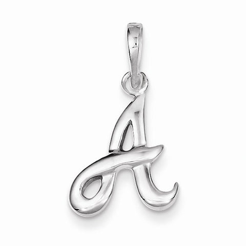 Sterling Silver Initial A pendant, Alluring Pendants for Necklace