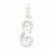 Sterling Silver Initial E pendant, Dazzling Pendants for Necklace
