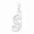 Sterling Silver Initial G pendant, Delightful Pendants for Necklace