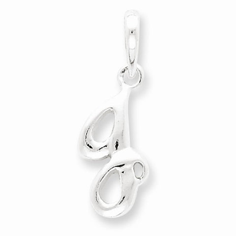 Sterling Silver Initial J pendant, Pendants for Necklace