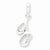 Sterling Silver Initial J pendant, Pendants for Necklace