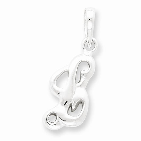 Sterling Silver Initial L pendant, Gorgeous Pendants for Necklace