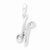 Sterling Silver Initial N pendant, Stylish Pendants for Necklace