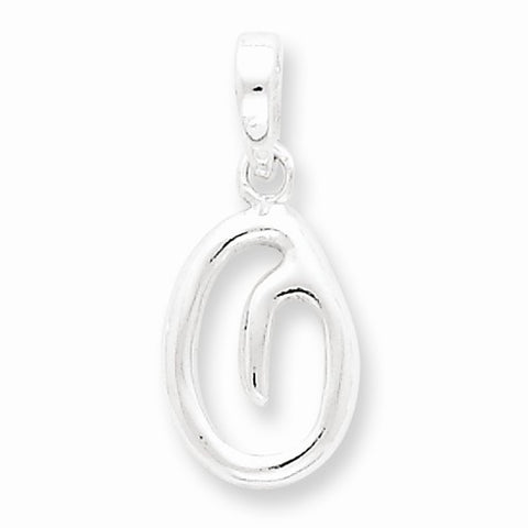 Sterling Silver Initial O pendant, Classy Pendants for Necklace