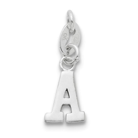 Sterling Silver Initial A pendant, Delightful Pendants for Necklace