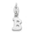Sterling Silver Initial B pendant, Exquisite Pendants for Necklace