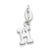 Sterling Silver Initial H pendant, Stylish Pendants for Necklace