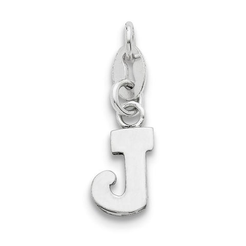 Sterling Silver Initial J pendant, Alluring Pendants for Necklace