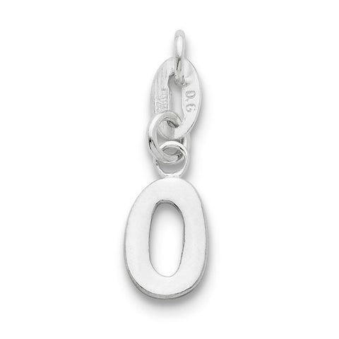 Sterling Silver Initial O pendant, Beautiful Pendants for Necklace