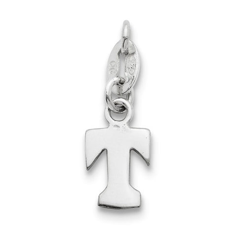 Sterling Silver Initial T pendant, Pendants for Necklace
