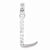 Sterling Silver CZ Initial L Pendant, Fine Pendants for Necklace