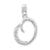 Sterling Silver CZ Initial O Pendant, Gorgeous Pendants for Necklace