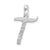 Sterling Silver CZ Initial T Pendant, Alluring Pendants for Necklace