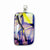 Sterling Silver Multicolor Dichroic Glass Pendant, Pendants for Necklace