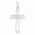 Sterling Silver Polished Cross Pendant, Appealing Pendants for Necklace
