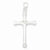 Sterling Silver Polished Cross Pendant, Pendants for Necklace