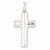 Sterling Silver Polished Cross Pendant, Lovely Pendants for Necklace