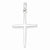 Sterling Silver Polished Cross Pendant, Appealing Pendants for Necklace