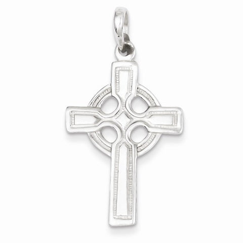 Sterling Silver Polished Cross Pendant, Delightful Pendants for Necklace